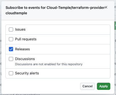 Configuration des notifications