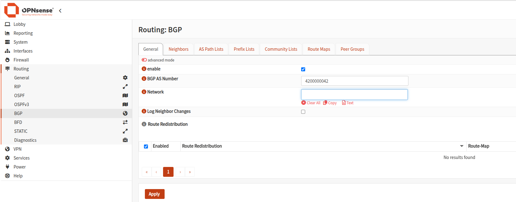 Routing BGP